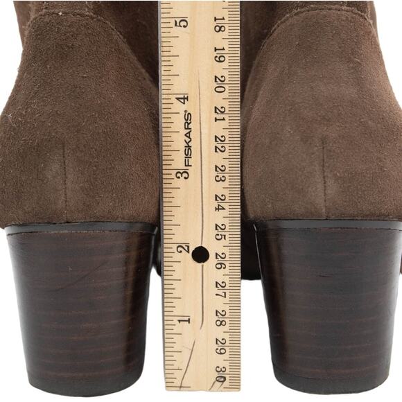 Crown Vintage Brown Suede Saleen Ankle Boots Size 8 - Picture 6 of 12